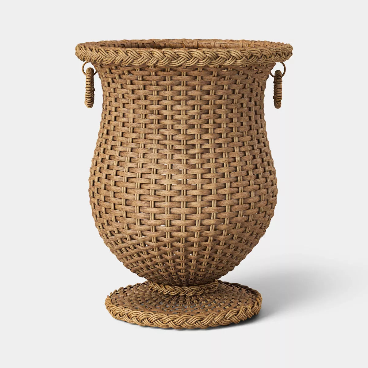 xBeStill Bloom™ Woven Outdoor Planter – 13” x 21” Serenity Garden Accent
