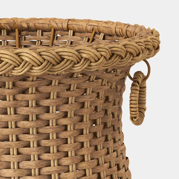 xBeStill Bloom™ Woven Outdoor Planter – 13” x 21” Serenity Garden Accent