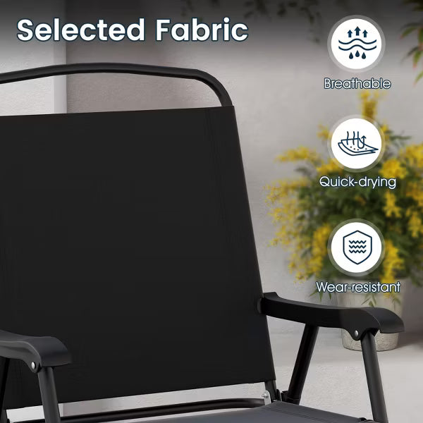 xBeStill Gather™ Outdoor Dining Set with Umbrella – 6-Piece Patio Table & Chairs Set