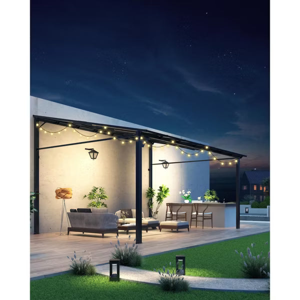 xBeStill Haven™ Outdoor Wall Gazebo with Protective Roof for Effortless Patio Living