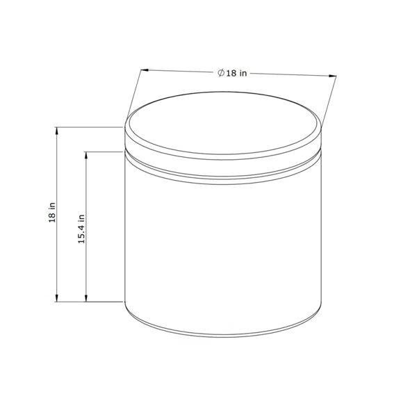 xBeStill Nest™ Natural Woven Ottoman with Hidden Storage for Peaceful Homes